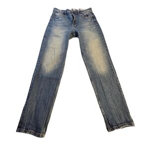 Zara Women's Light Wash Distressed soze 8 Denim Jeans Casual Everyday Fashion